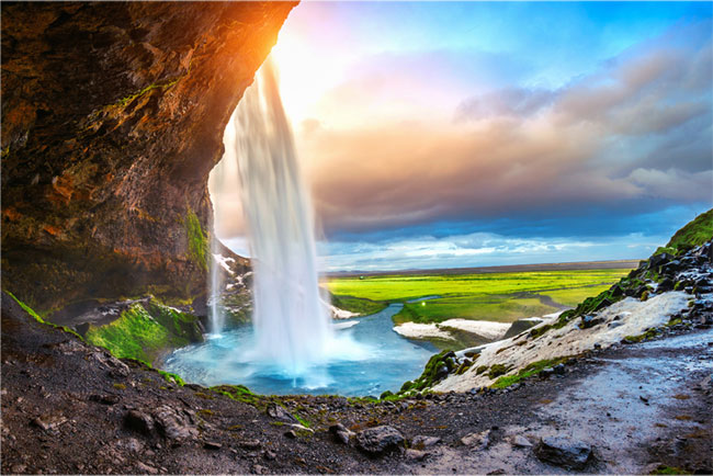 Fotomurales de vinilos cascadas islandia